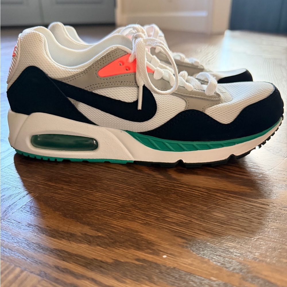 Women’s Nike Air Max Correlate Sneakers - Black White Teal Neon Coral